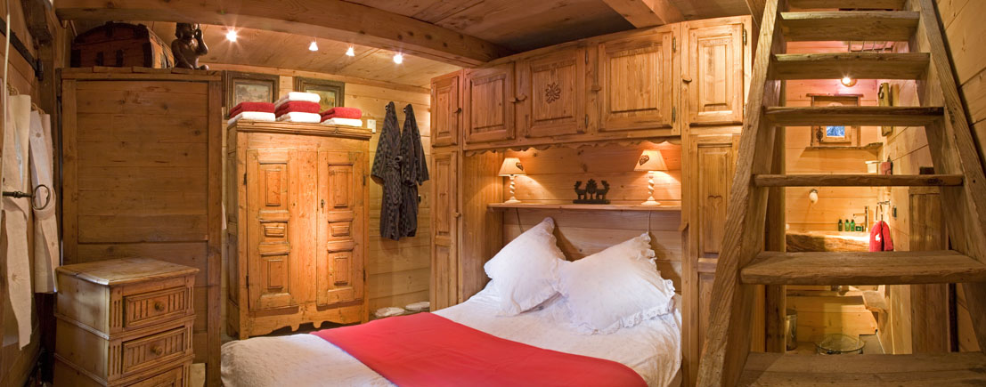 Suite des barattes vacances ski luxe a chamonix Suite avec jacuzzi romantique chamonix