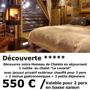 Forfait Découverte 5* Tout compris - Hotel Les Chalets de Philippe Chamonix